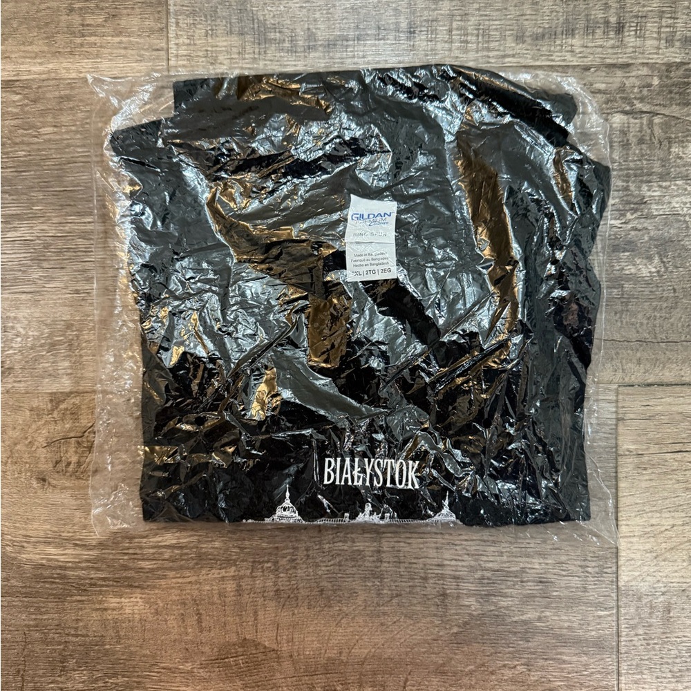 Gildan Bialystok, Poland Black Men’s T-Shirt *NEW AND SEALED*